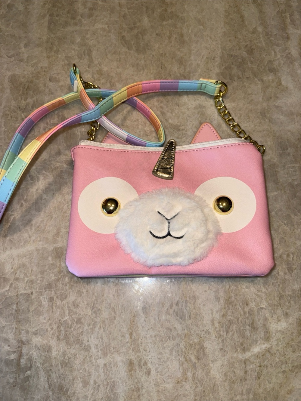 Betsey Johnson unicorn lama crossbody